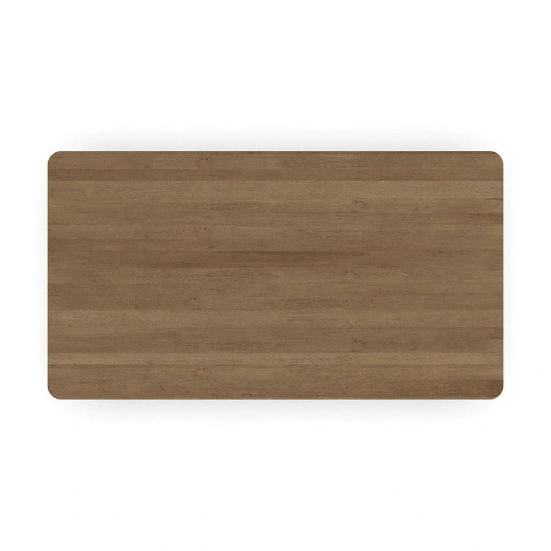 Ensemble de salle à manger rectangulaire 7 pièces en bois marron Brentwood par Homestyles