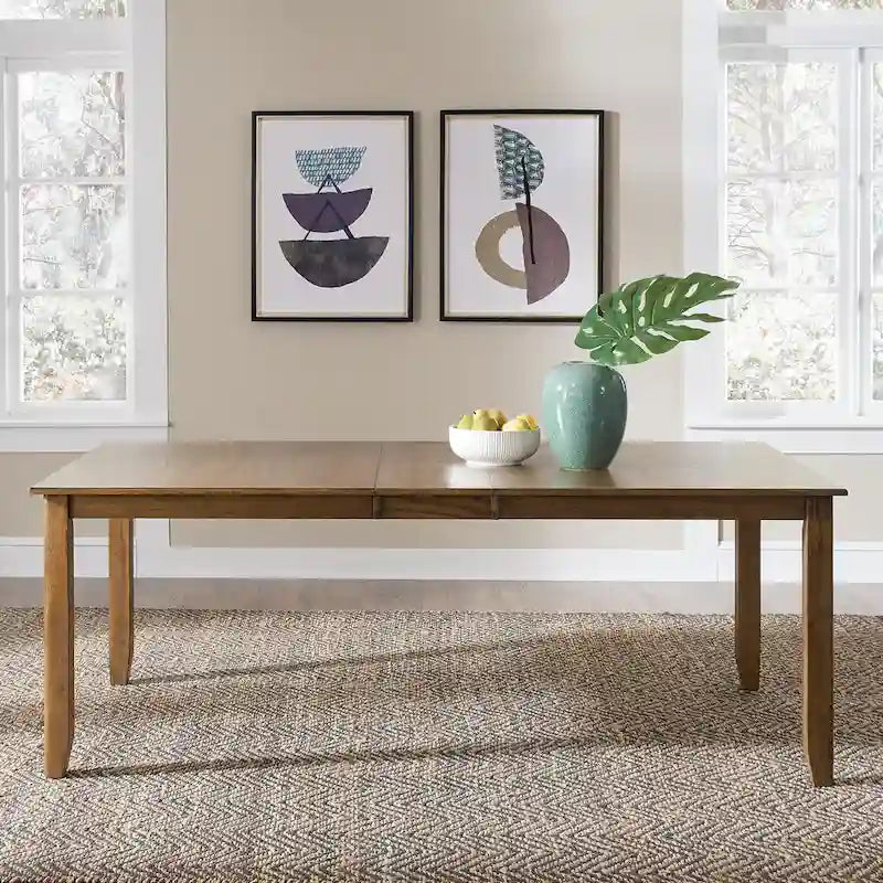 Ensemble de 5 pièces de table rectangulaire Santa Rosa en miel antique