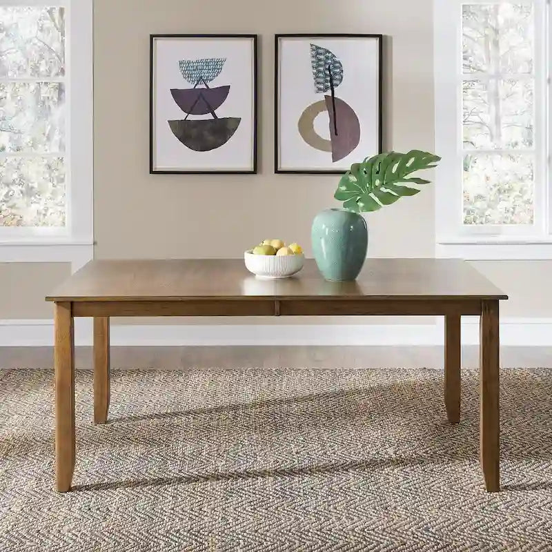 Ensemble de 5 pièces de table rectangulaire Santa Rosa en miel antique