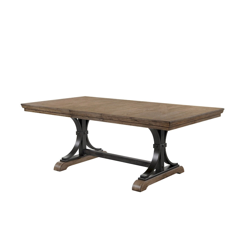 Ensemble de salle à manger 9 pièces avec table à rallonge amovible Birmingham de Roundhill Furniture