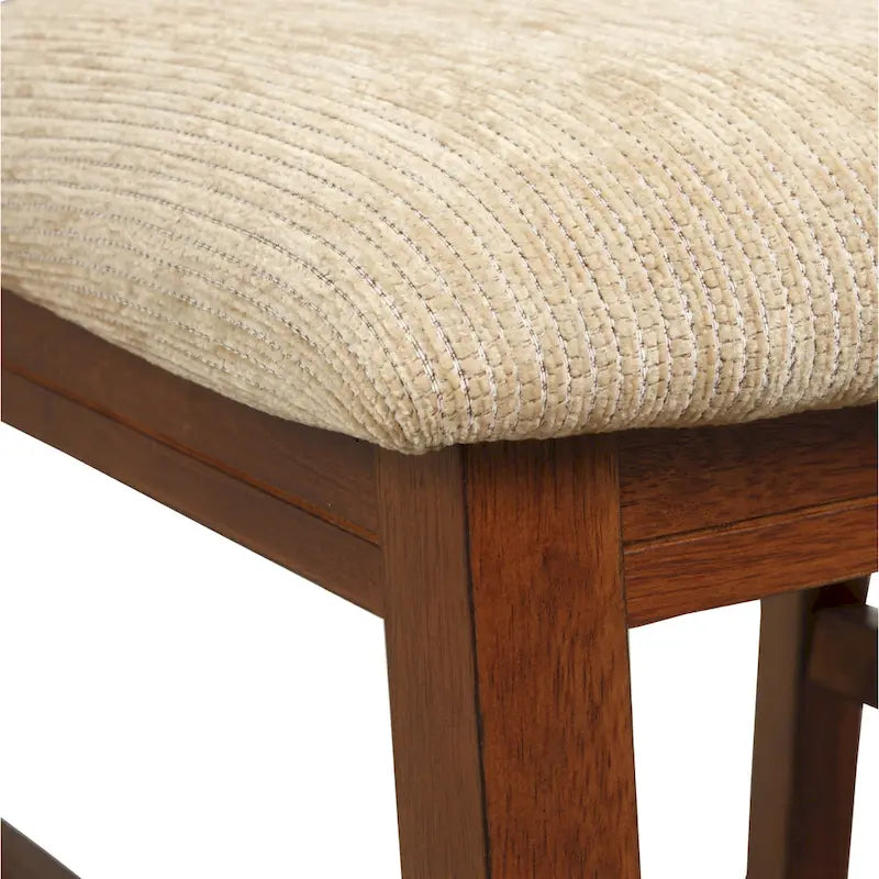 Ensemble de salle à manger 9 pièces Roundhill Furniture Karven en bois, table à manger à tréteaux extensible avec 8 chaises, noyer foncé