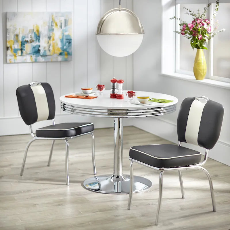 Ensemble de salle à manger rétro 3 pièces Simple Living Raleigh
