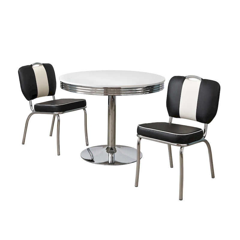 Ensemble de salle à manger rétro 3 pièces Simple Living Raleigh