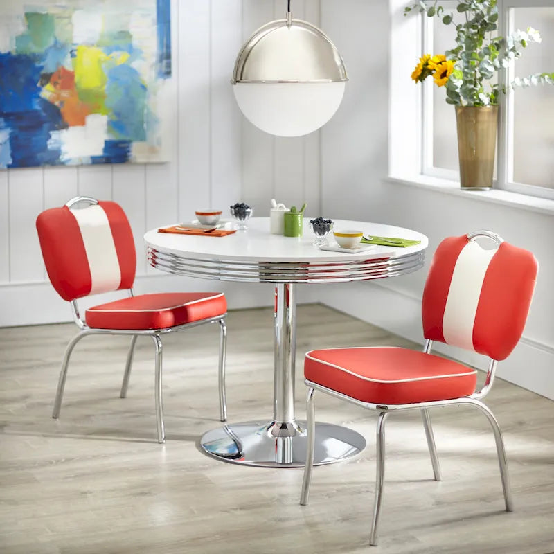 Ensemble de salle à manger rétro 3 pièces Simple Living Raleigh