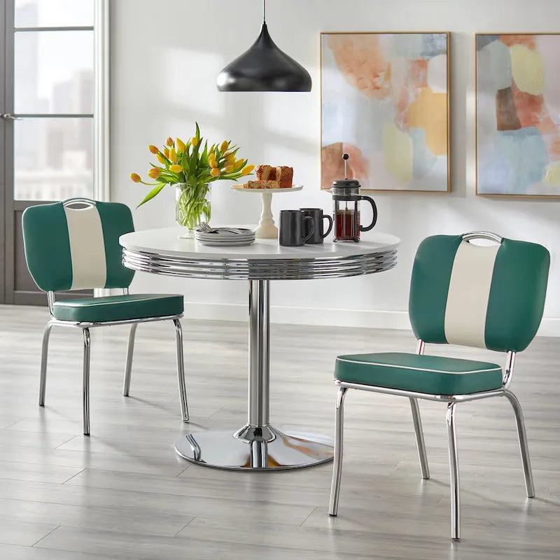 Ensemble de salle à manger rétro 3 pièces Simple Living Raleigh