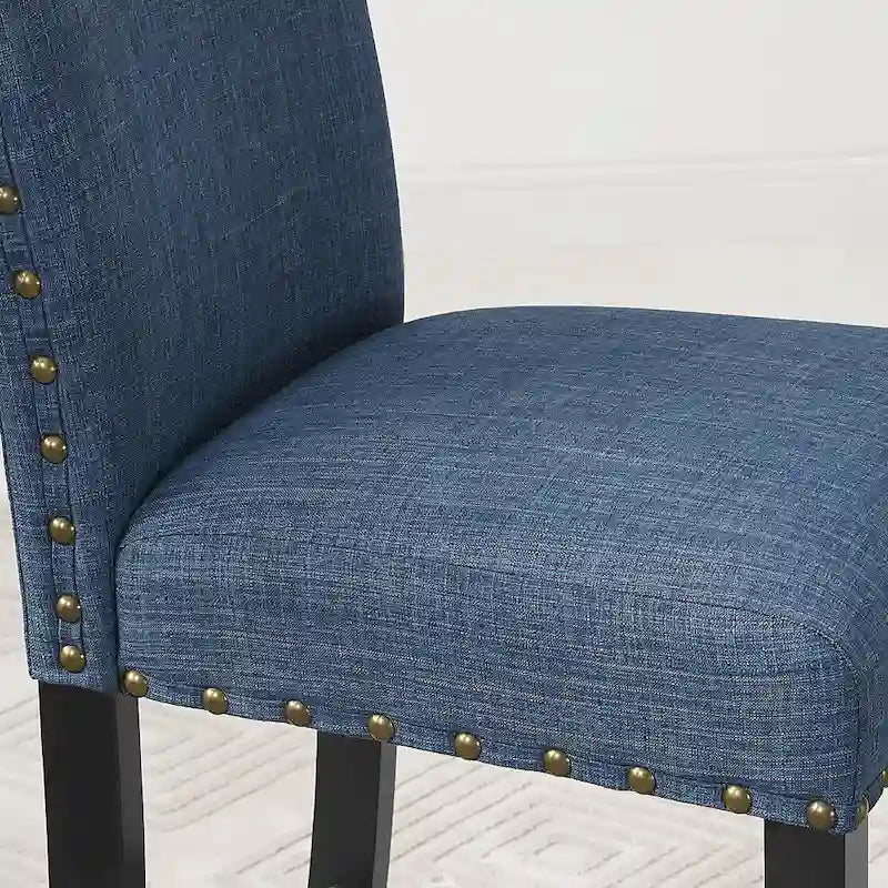 Roundhill Furniture Muzzi Ensemble de salle à manger contemporain 6 pièces, table de salle à manger avec 4 chaises élégantes et un banc