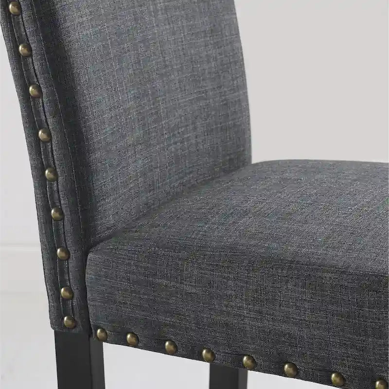 Roundhill Furniture Muzzi Ensemble de salle à manger contemporain 6 pièces, table de salle à manger avec 4 chaises élégantes et un banc