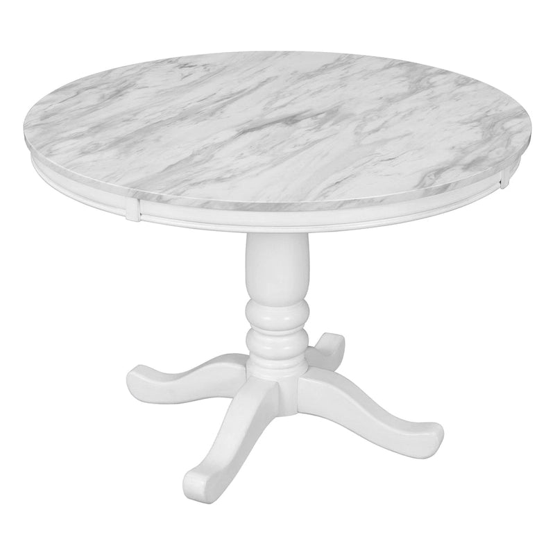 Ensemble table et 4 chaises de salle à manger, 5 pièces