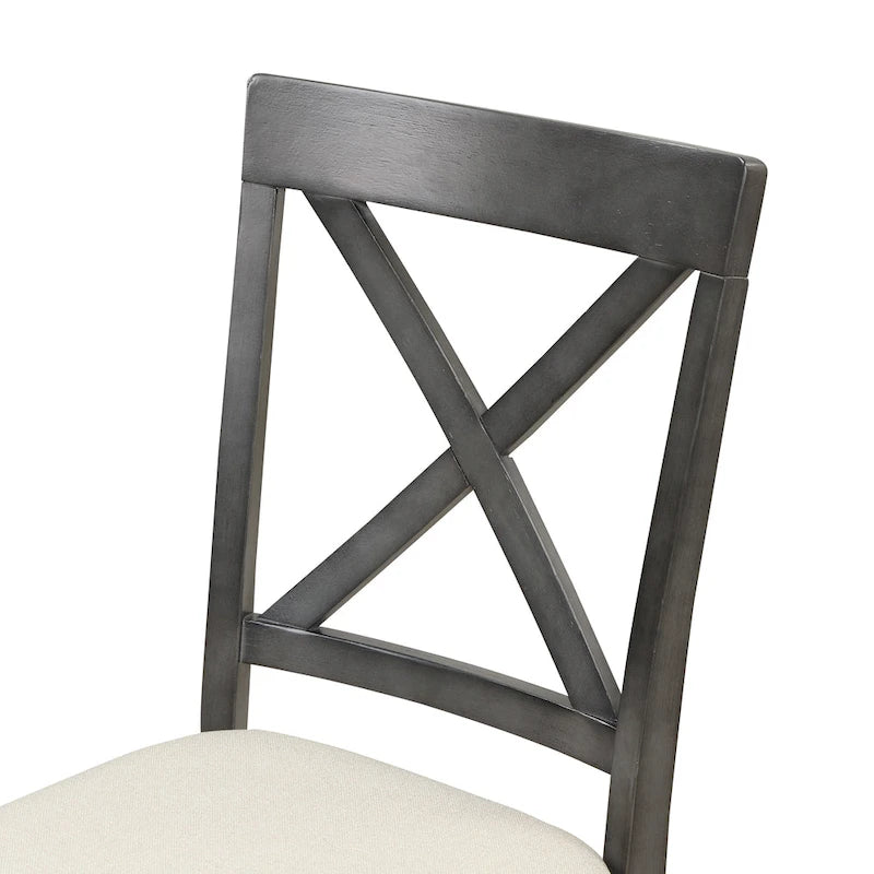 Ensemble table et 4 chaises de salle à manger, 5 pièces