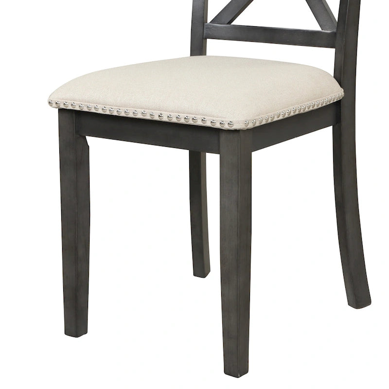 Ensemble table et 4 chaises de salle à manger, 5 pièces