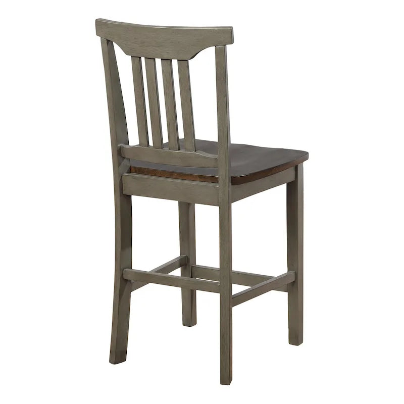 L'ensemble de salle à manger 5 pièces The Gray Barn Simmons blanc antique et marron