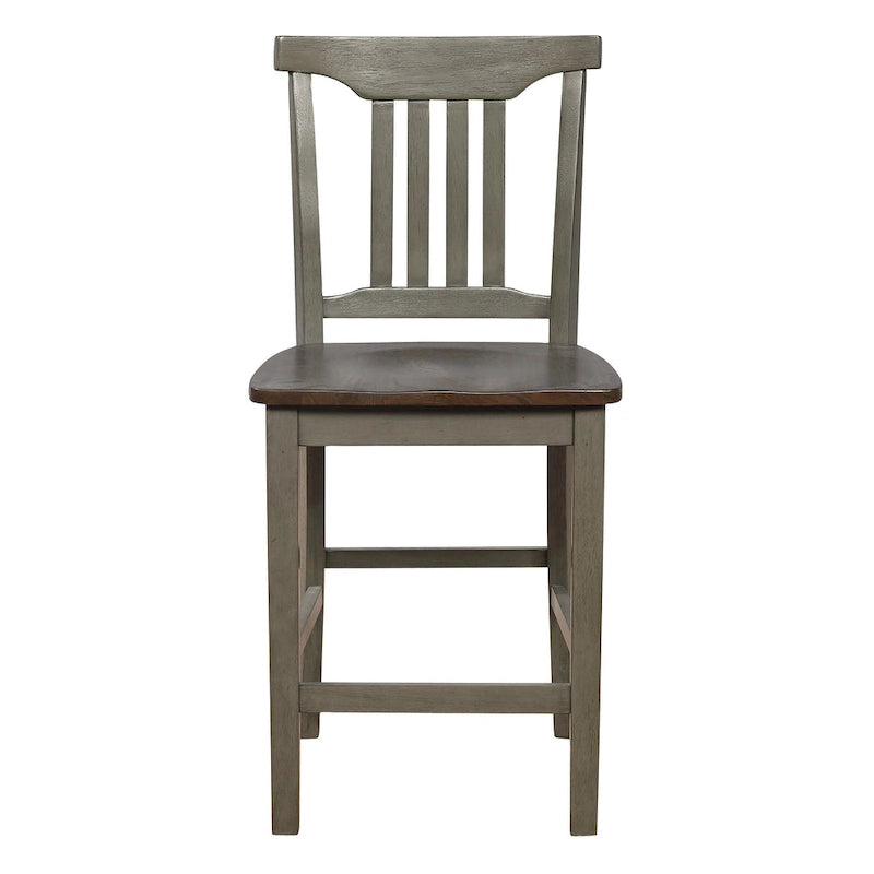 L'ensemble de salle à manger 5 pièces The Gray Barn Simmons blanc antique et marron