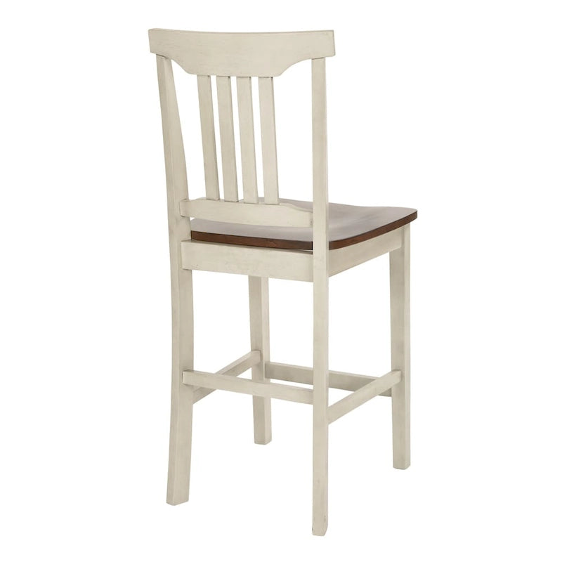 L'ensemble de salle à manger 5 pièces The Gray Barn Simmons blanc antique et marron