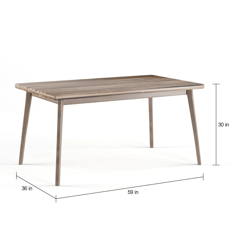 Ensemble de salle à manger 7 pièces Carson Carrington Lulea Mid-century