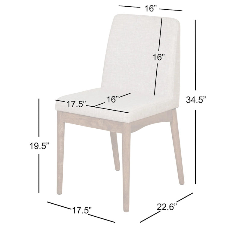 Ensemble de salle à manger 7 pièces Carson Carrington Lulea Mid-century