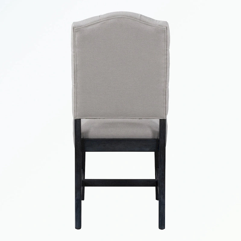 Ensemble table à manger avec table extensible et 4 chaises rembourrées