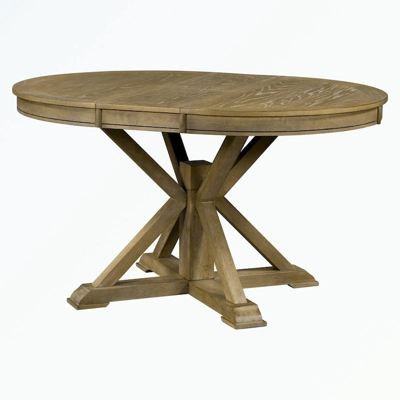 Ensemble table à manger avec table extensible et 4 chaises rembourrées