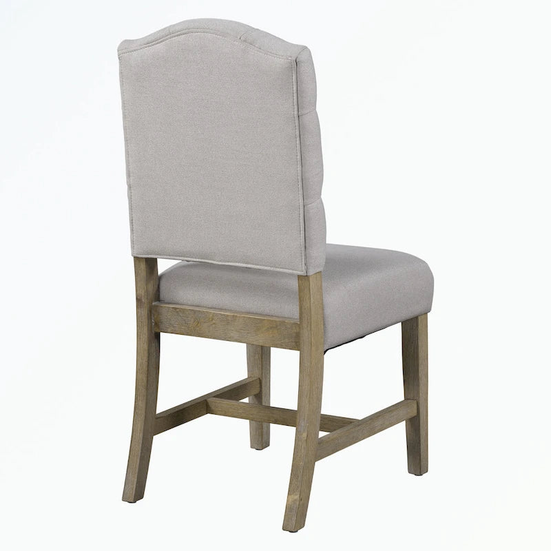 Ensemble table à manger avec table extensible et 4 chaises rembourrées