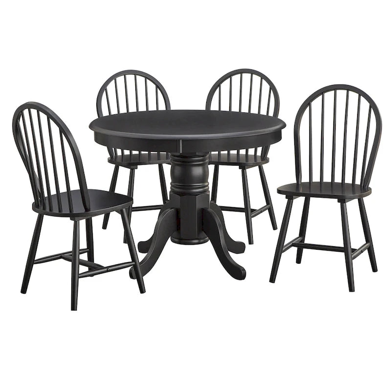 Ensemble de salle à manger 5 pièces en bois massif Lancaster par Simple Living