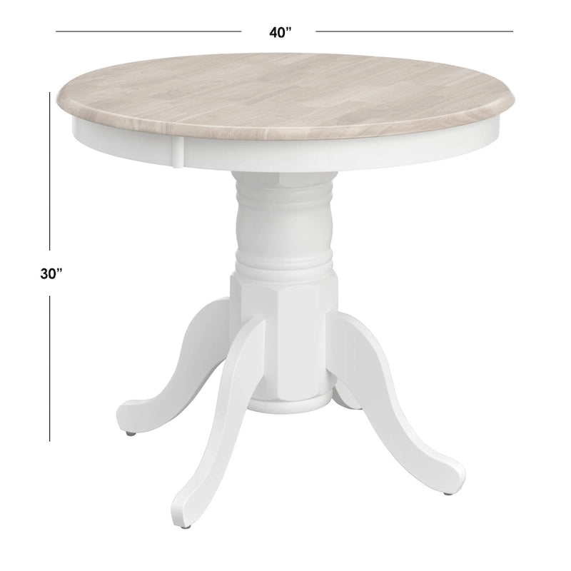 Ensemble de salle à manger 5 pièces en bois massif Lancaster par Simple Living