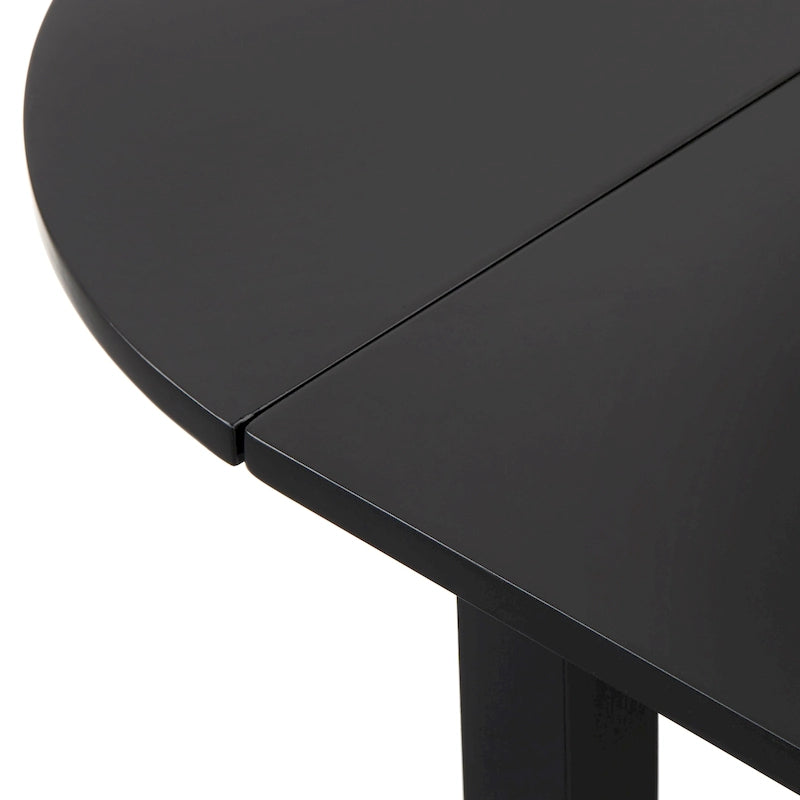 Ensemble de salle à manger 3 pièces avec table à rallonges style cottage rustique