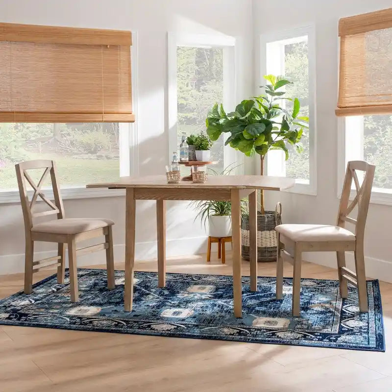 Ensemble de salle à manger Piedmonth Rustic 3 pièces avec table à rabats