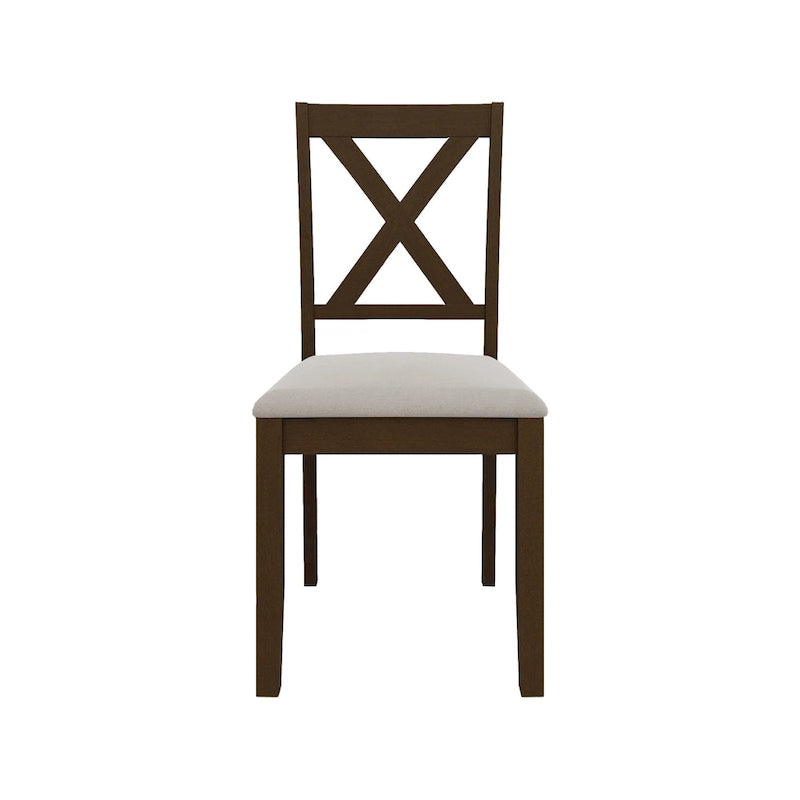 Ensemble de salle à manger en bois rustique 5 pièces CraftPorch