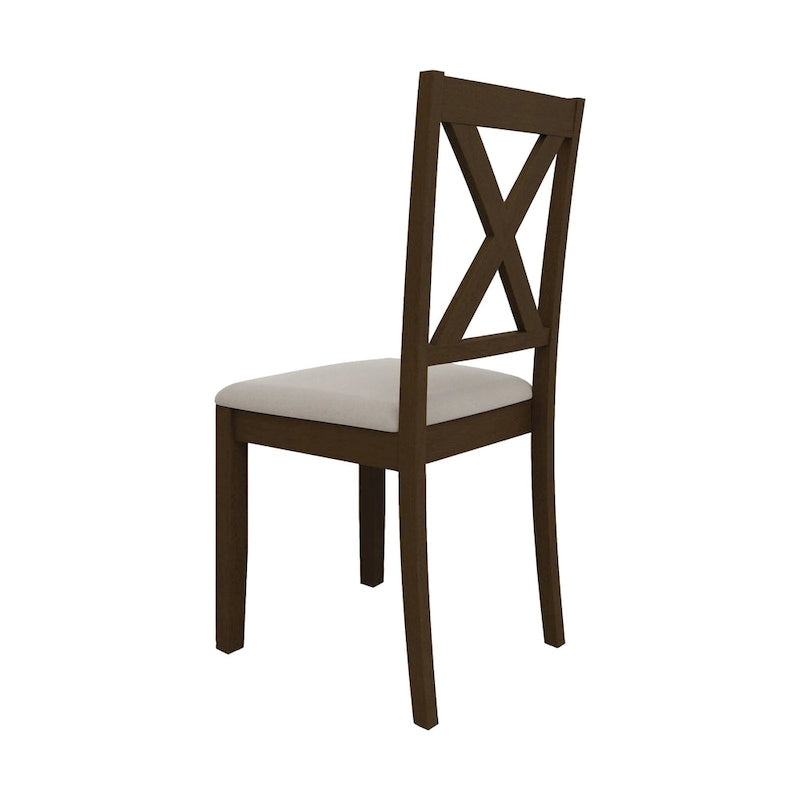 Ensemble de salle à manger en bois rustique 5 pièces CraftPorch