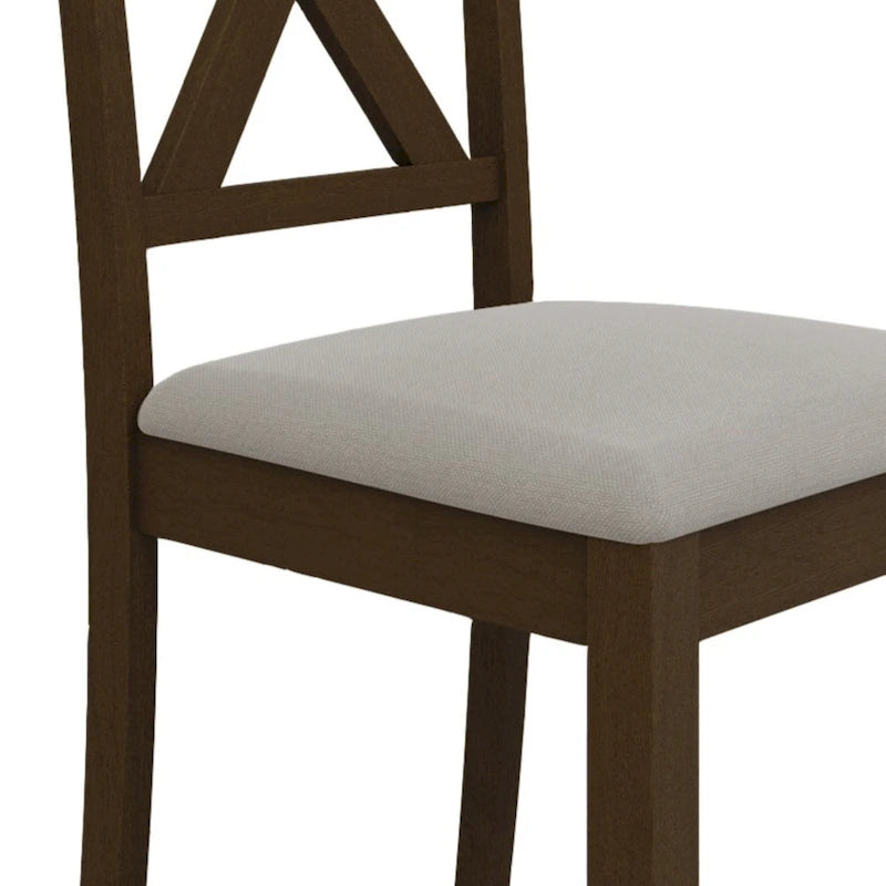 Ensemble de salle à manger en bois rustique 5 pièces CraftPorch