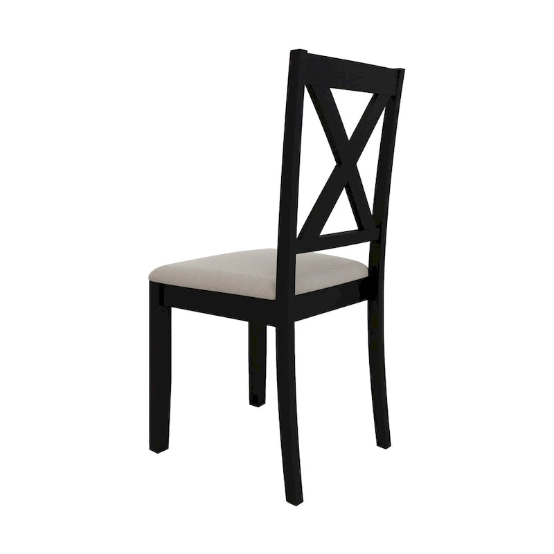 Ensemble de salle à manger en bois rustique 5 pièces CraftPorch