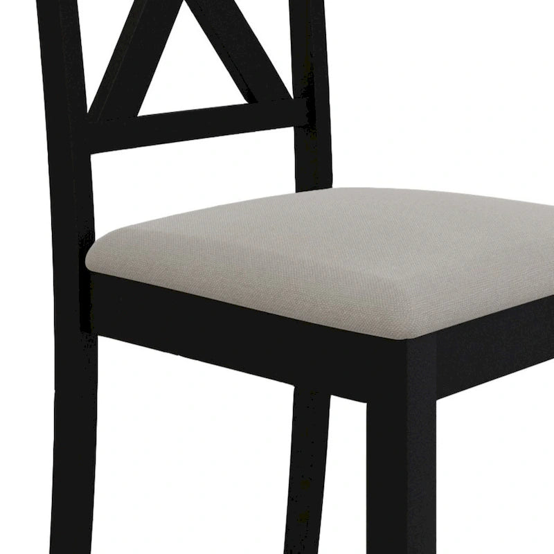 Ensemble de salle à manger en bois rustique 5 pièces CraftPorch