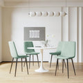 Ensemble de salle à manger 5 pièces, table ronde et 4 chaises