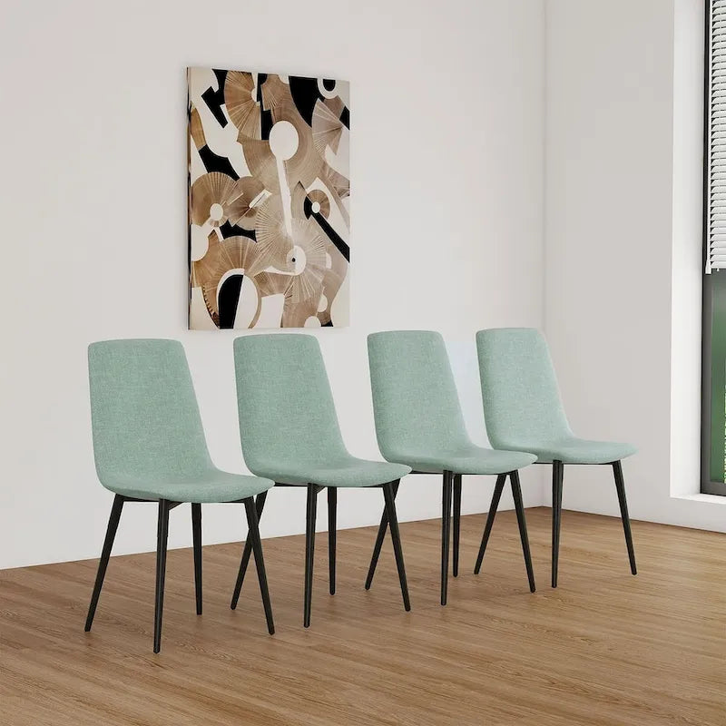 Ensemble de salle à manger 5 pièces, table ronde et 4 chaises