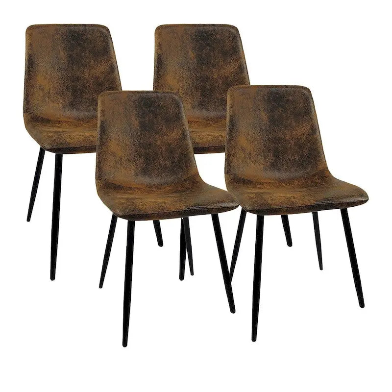 Ensemble de salle à manger 5 pièces, table ronde et 4 chaises