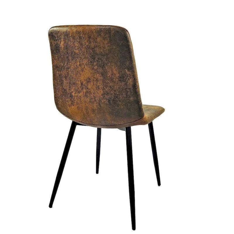 Ensemble de salle à manger 5 pièces, table ronde et 4 chaises