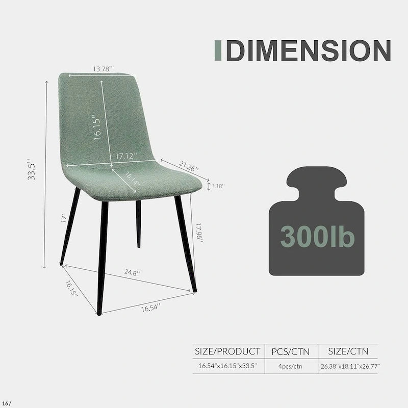 Ensemble de salle à manger 5 pièces, table ronde et 4 chaises
