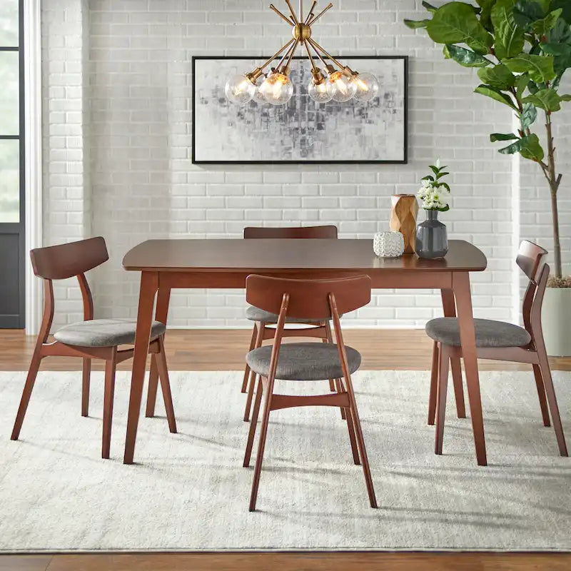 Ensemble de salle à manger 5 pièces en hêtre massif Cadix - Esprit Simple