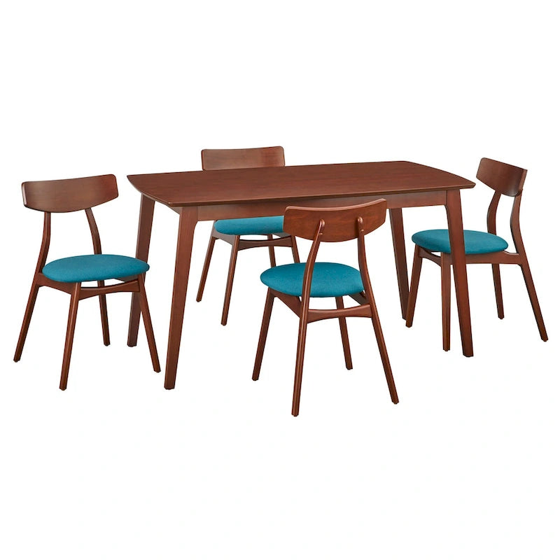 Ensemble de salle à manger 5 pièces en hêtre massif Cadix - Esprit Simple
