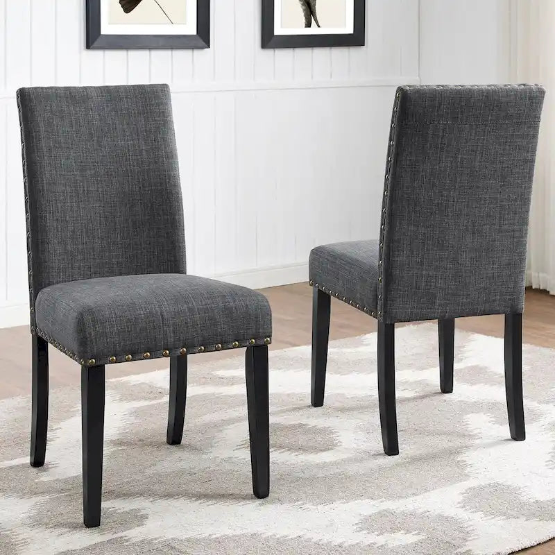 Ensemble de salle à manger Roundhill Furniture Amisos 6 pièces, table à manger à pieds épingle avec 4 chaises et banc rembourré