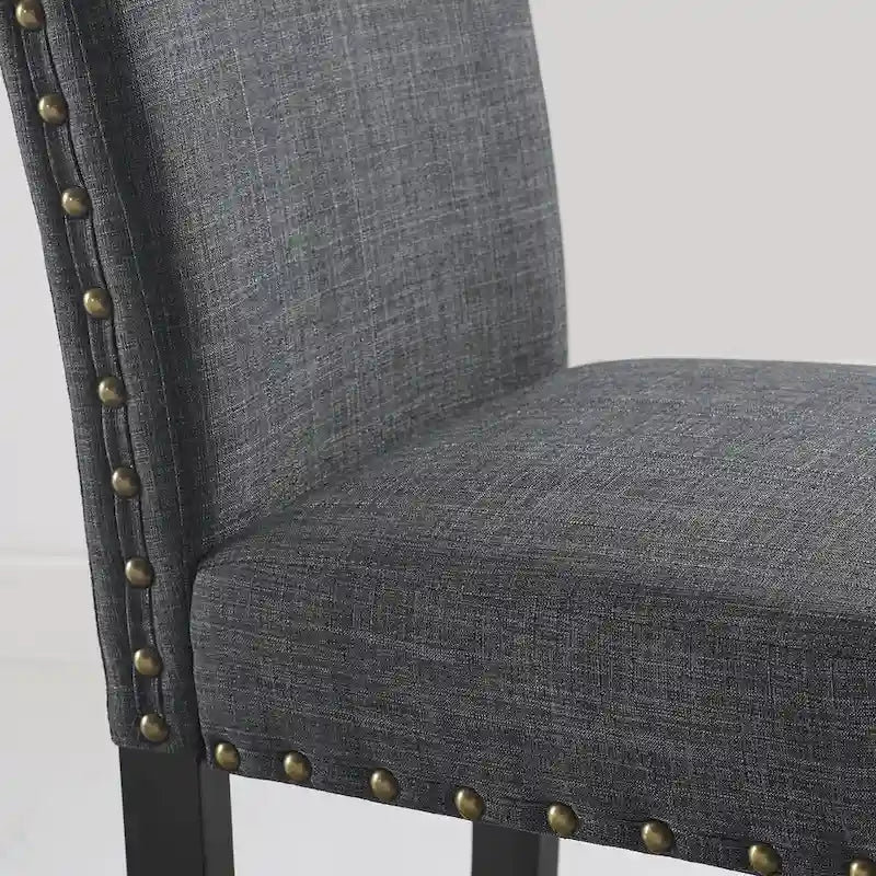 Ensemble de salle à manger Roundhill Furniture Amisos 6 pièces, table à manger à pieds épingle avec 4 chaises et banc rembourré