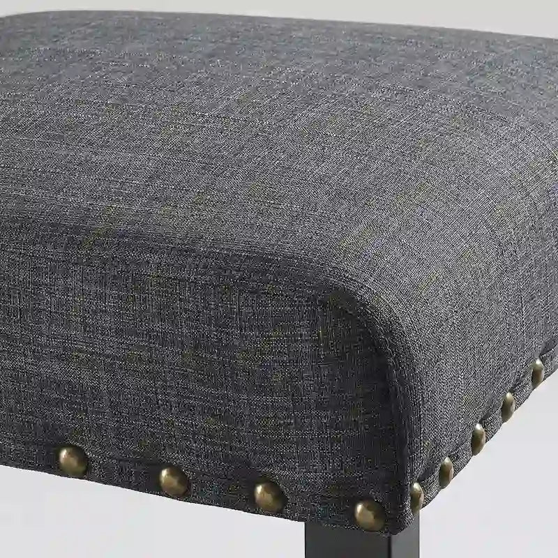 Ensemble de salle à manger Roundhill Furniture Amisos 6 pièces, table à manger à pieds épingle avec 4 chaises et banc rembourré