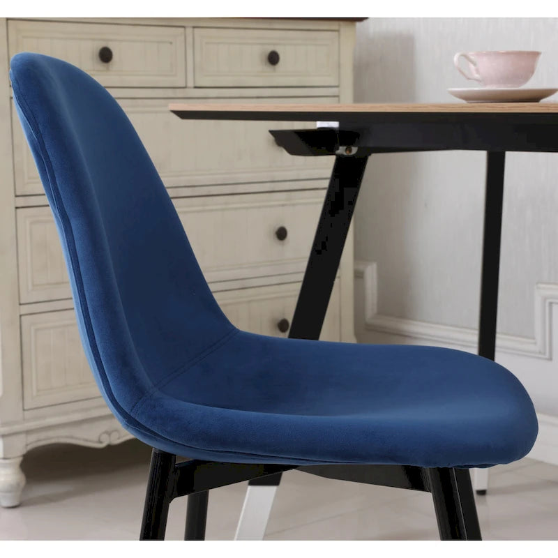 Ensemble de salle à manger contemporain 5 pièces Roundhill Furniture Lassan, table ronde blanche et 4 chaises