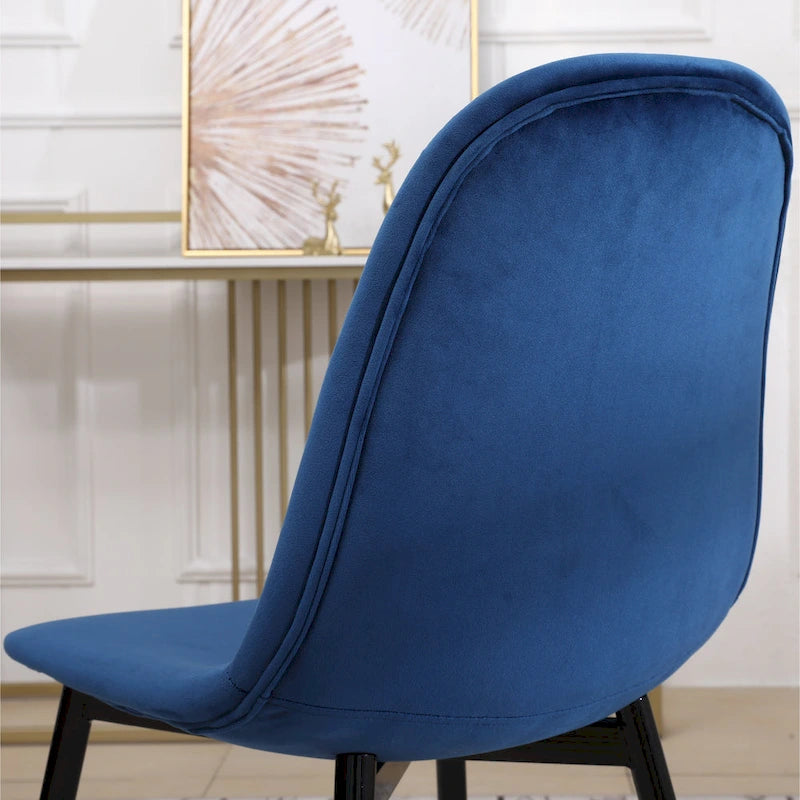Ensemble de salle à manger contemporain 5 pièces Roundhill Furniture Lassan, table ronde blanche et 4 chaises