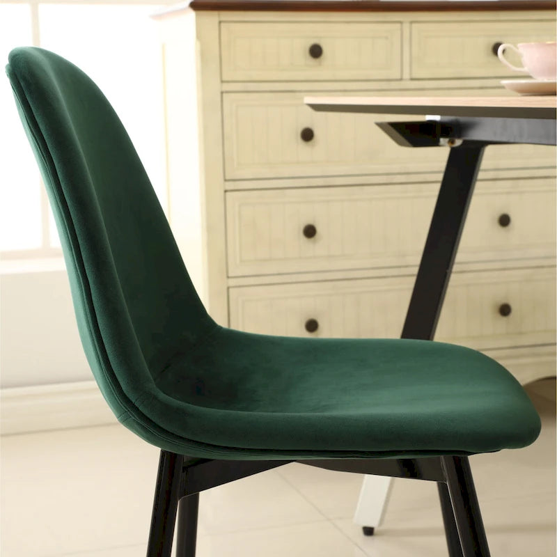 Ensemble de salle à manger contemporain 5 pièces Roundhill Furniture Lassan, table ronde blanche et 4 chaises