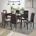 Ensemble de salle à manger moderne 7 pièces CraftPorch Classy