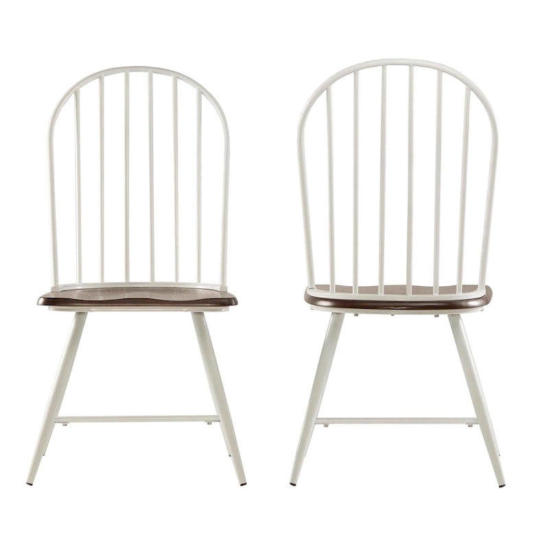 Ensemble de salle à manger moderne bicolore 5 pièces en bois Belita iNSPIRE Q Modern (milieu du siècle)