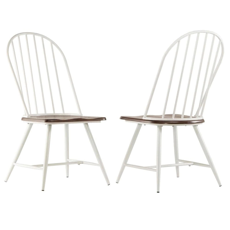 Ensemble de salle à manger moderne bicolore 5 pièces en bois Belita iNSPIRE Q Modern (milieu du siècle)