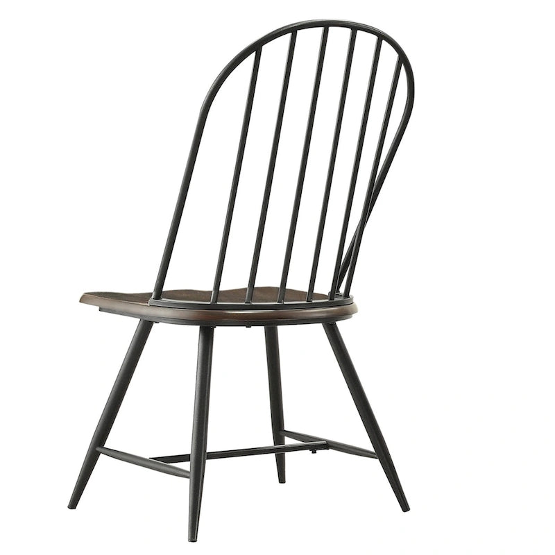 Ensemble de salle à manger moderne bicolore 5 pièces en bois Belita iNSPIRE Q Modern (milieu du siècle)