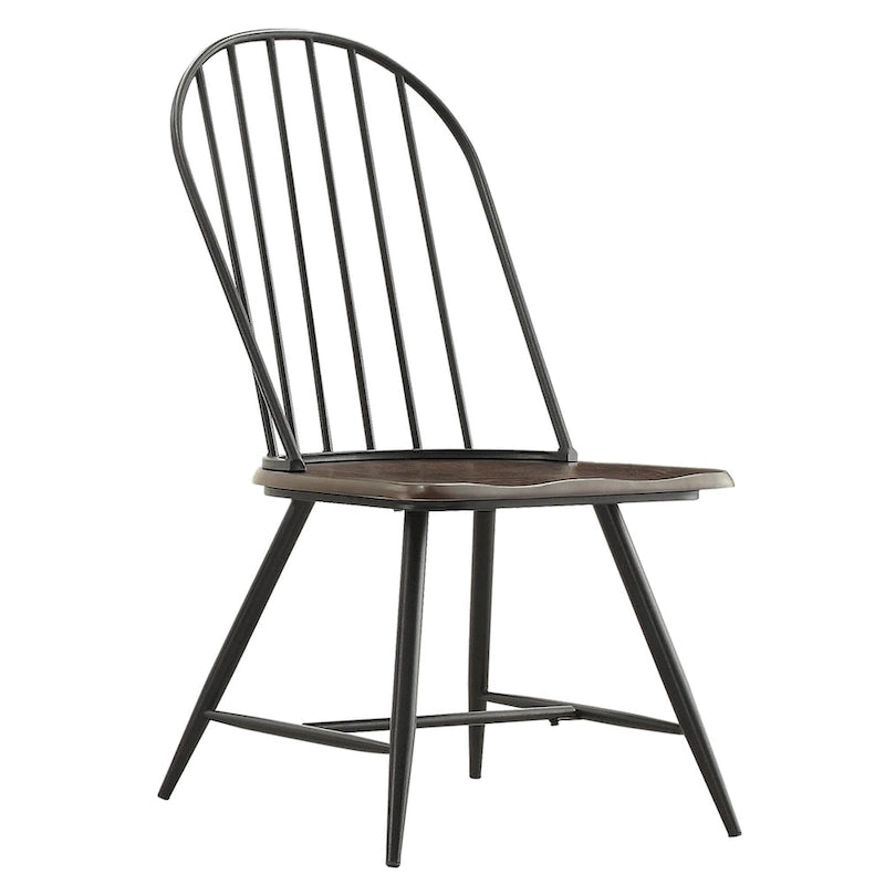 Ensemble de salle à manger moderne bicolore 5 pièces en bois Belita iNSPIRE Q Modern (milieu du siècle)