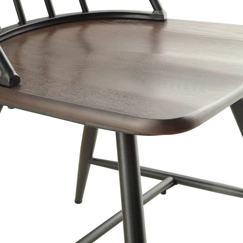 Ensemble de salle à manger moderne bicolore 5 pièces en bois Belita iNSPIRE Q Modern (milieu du siècle)